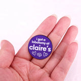 I got a Lobotomy at Claire's Pin