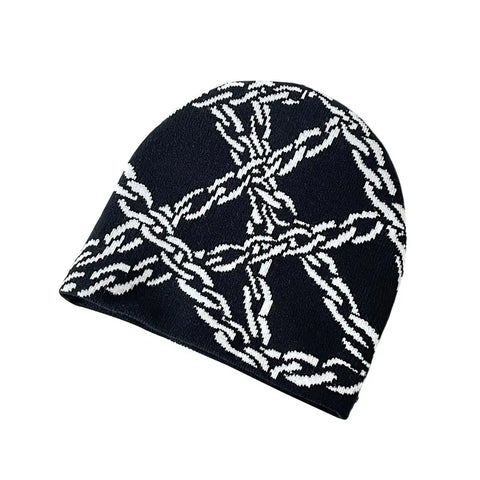 Chain Knitted Beanie