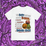 The Best Things About School Annoying Orange Crack Tee