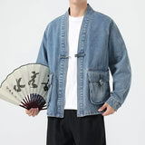 Denim Cotton Kimono Jacket