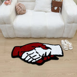 Devil Handshake Tufted Rug