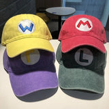 Mario Wario Luigi Waluigi Cotton Caps