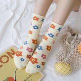 Japanese Flower Socks