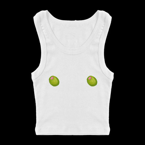 Olive Nipple Tank