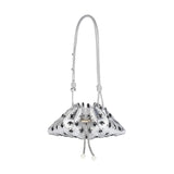 Metal Stud Rivet Shoulder Bag