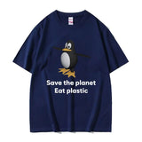Save The Earth Eat Plastic Tee