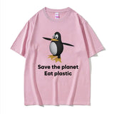 Save The Earth Eat Plastic Tee
