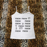 Meow Meow Cami Top