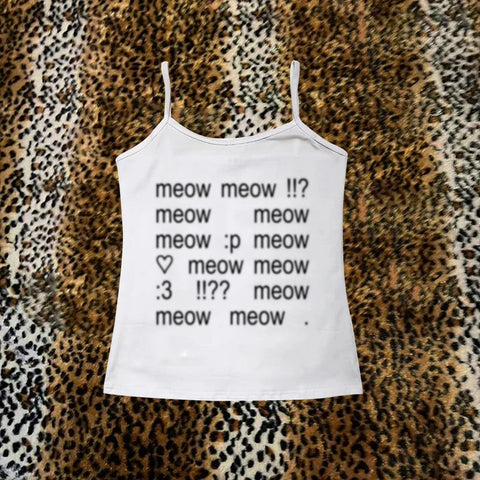 Meow Meow Cami Top