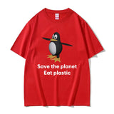 Save The Earth Eat Plastic Tee