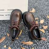 Low Top Leather Boots