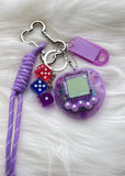 Tamagachi Charm Keychain