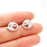 Boo Mario Stainless Steel Earrings