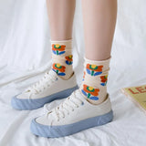 Japanese Flower Socks