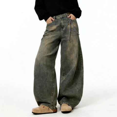 Retro Baggy Wide Leg Jeans
