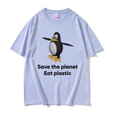 Save The Earth Eat Plastic Tee
