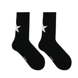 White Black Pentagram Socks