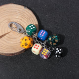 Dice Charms Keychain