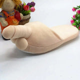 Pee Pee Plush Flat Slippers