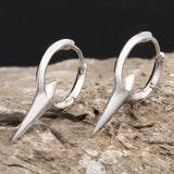 Chrome Dagger Earrings