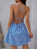 Floral Open Back dress