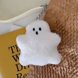 Fuzzy Ghost Keychain