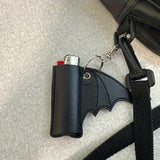 Bat Wing Lighter Holder Keychain