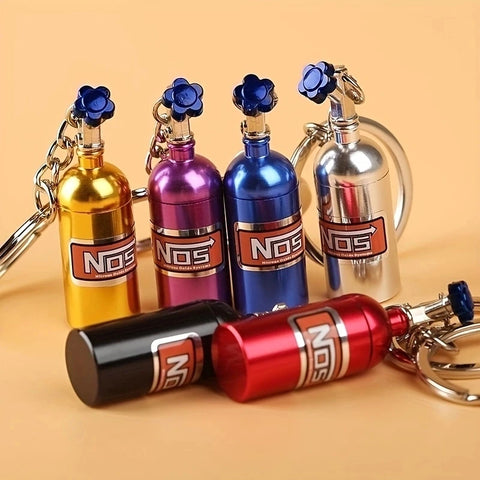 Nitrogen Bottle NOS Keychain