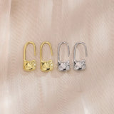 Hello Kitty Lock Earrings
