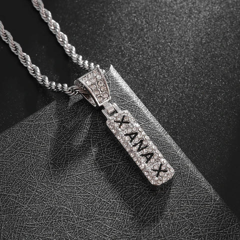 CZ Xanax Necklace