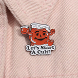 Lets Start A Cult Koolaid Pin