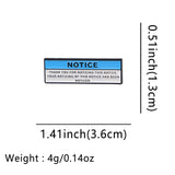 Thank you for Noticing this Notice Pin