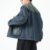 Denim Cotton Kimono Jacket