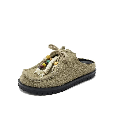 Wallabee Cow Suede Clogs