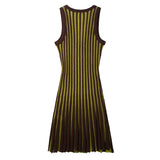 Pleated Knitted Dress