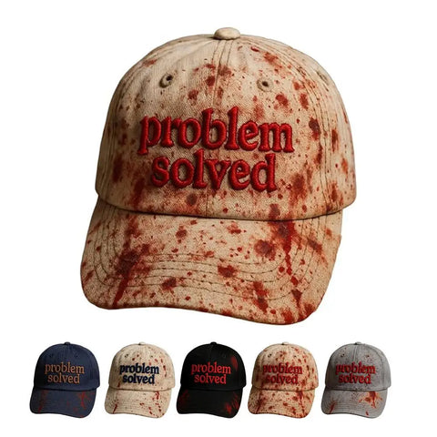 PROBLEM SOLVED Embroidery Bloody Hat