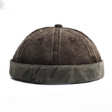 Washed Docker Brimless Cap