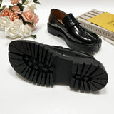 Patent Leather Unisex Tabi Loafers