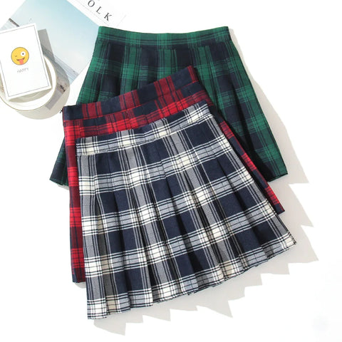 Plaid Mini Skirt