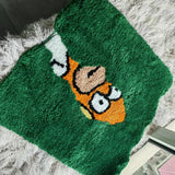 Homer Simpson Disappearing Bush Tufted Rug