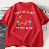 Wake Up Sluts Its Time To Sin Tee