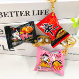 Instant Ramen Noodles Keychain