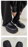 Patent Leather Unisex Tabi Loafers