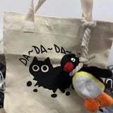 16cm Depressed Penguin Plush Keychain