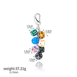 Dice Charms Keychain