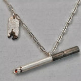 Cigarette Charm Necklace