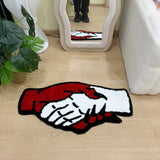 Devil Handshake Tufted Rug