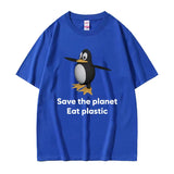 Save The Earth Eat Plastic Tee