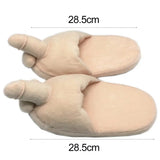 Pee Pee Plush Flat Slippers