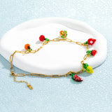 Fruit Charm Necklace